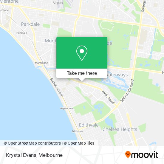 Krystal Evans map