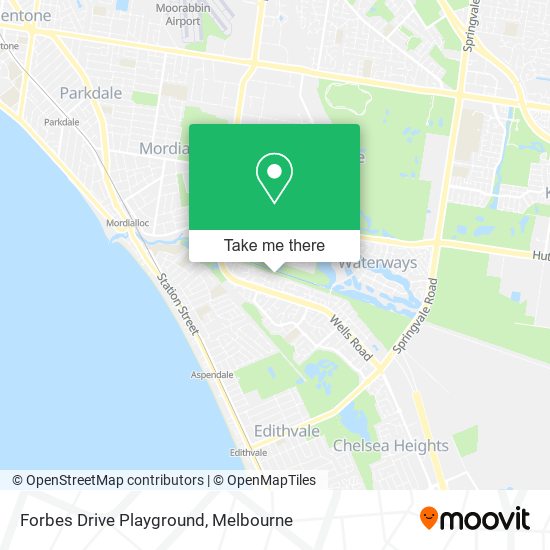 Forbes Drive Playground map