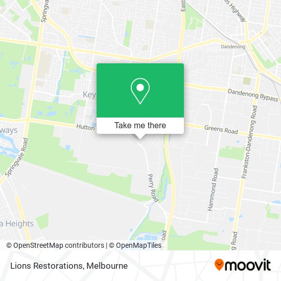 Lions Restorations map