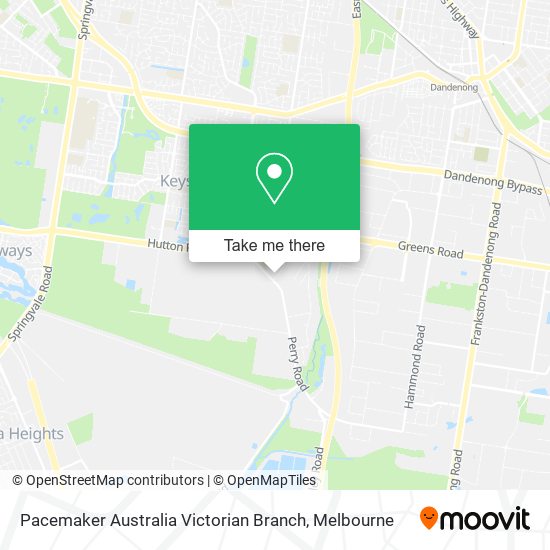 Pacemaker Australia Victorian Branch map