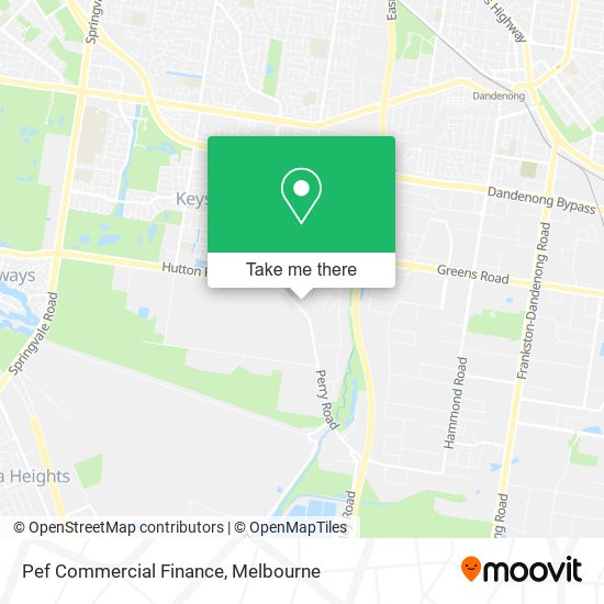 Pef Commercial Finance map