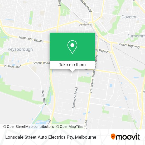 Lonsdale Street Auto Electrics Pty map