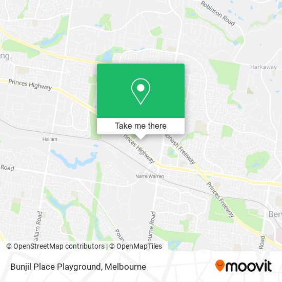 Bunjil Place Playground map