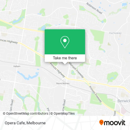 Opera Cafe map
