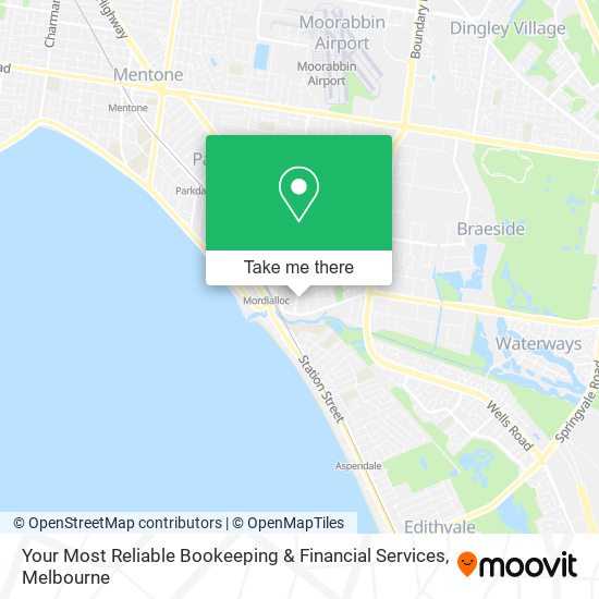 Your Most Reliable Bookeeping & Financial Services map