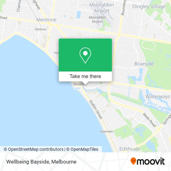 Wellbeing Bayside map