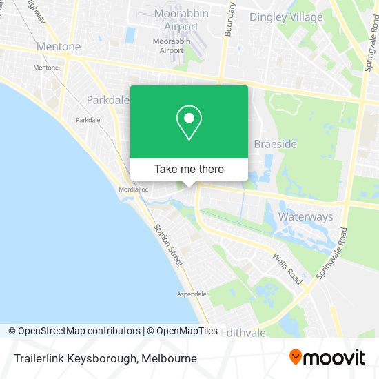 Trailerlink Keysborough map