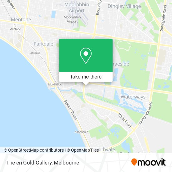 The en Gold Gallery map