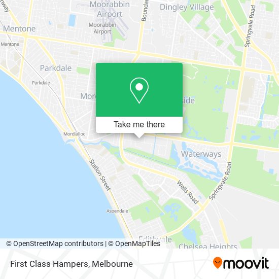 First Class Hampers map