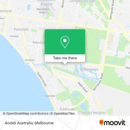 Aodeli Australia map