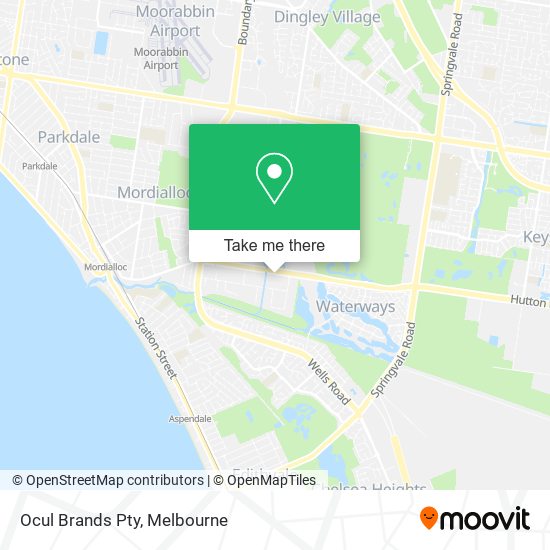 Ocul Brands Pty map