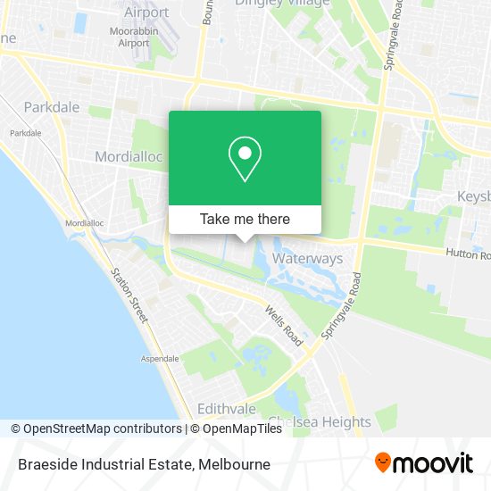 Braeside Industrial Estate map