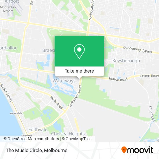 The Music Circle map