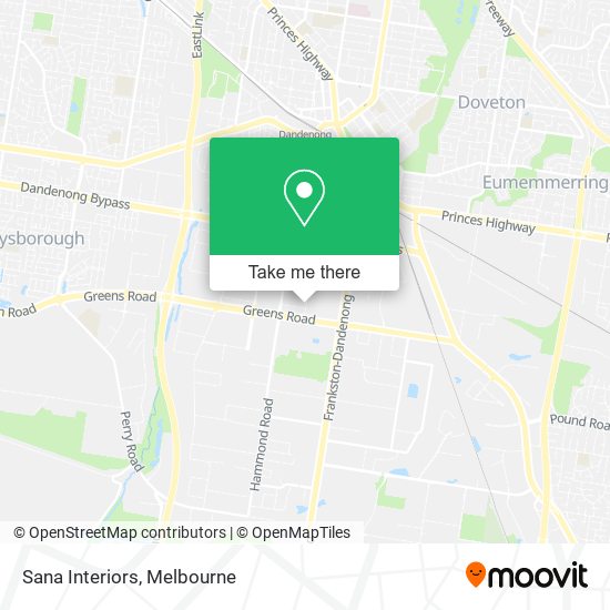 Sana Interiors map