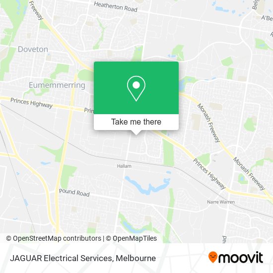 JAGUAR Electrical Services map