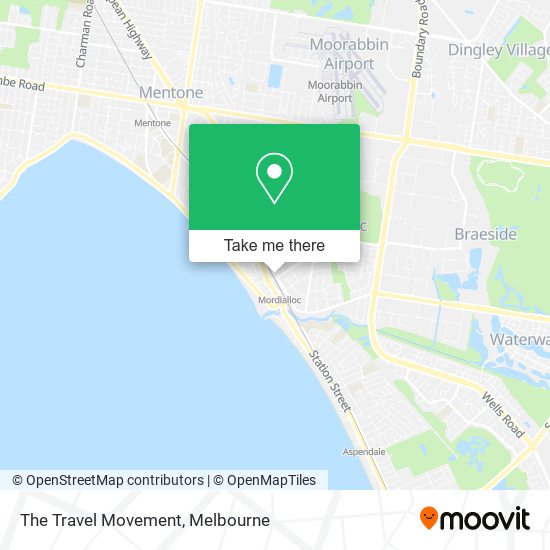 The Travel Movement map