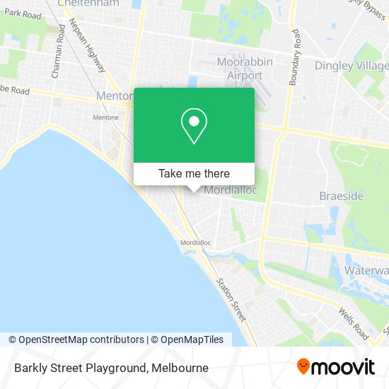 Mapa Barkly Street Playground