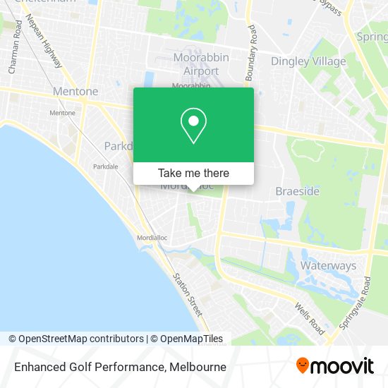 Enhanced Golf Performance map