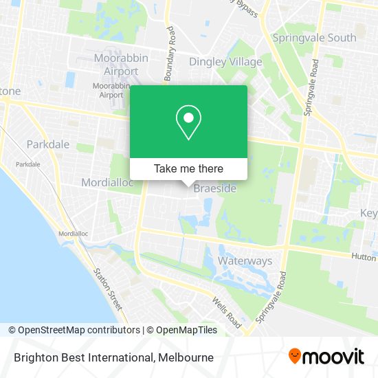 Brighton Best International map
