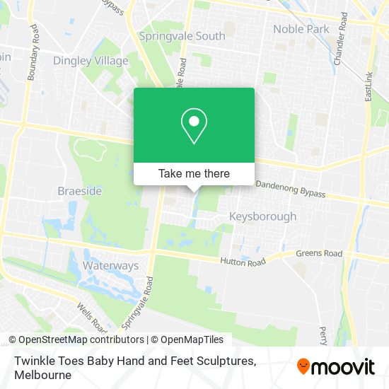 Twinkle Toes Baby Hand and Feet Sculptures map