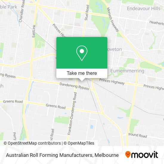 Australian Roll Forming Manufacturers map