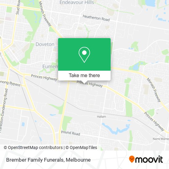 Brember Family Funerals map