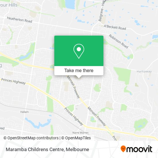 Maramba Childrens Centre map