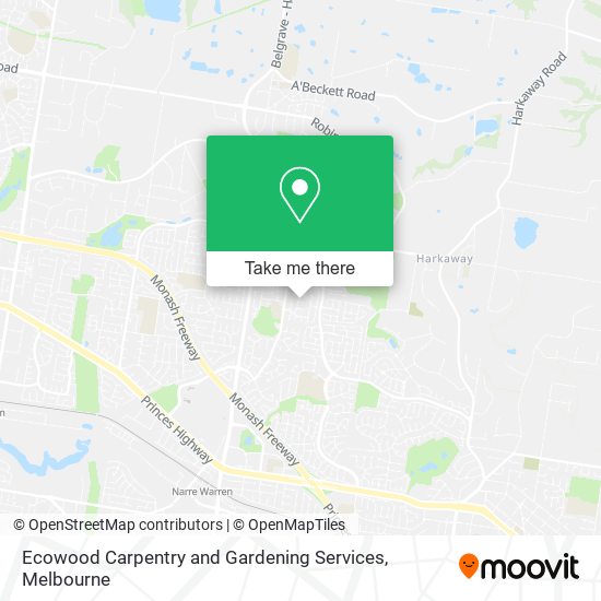 Ecowood Carpentry and Gardening Services map