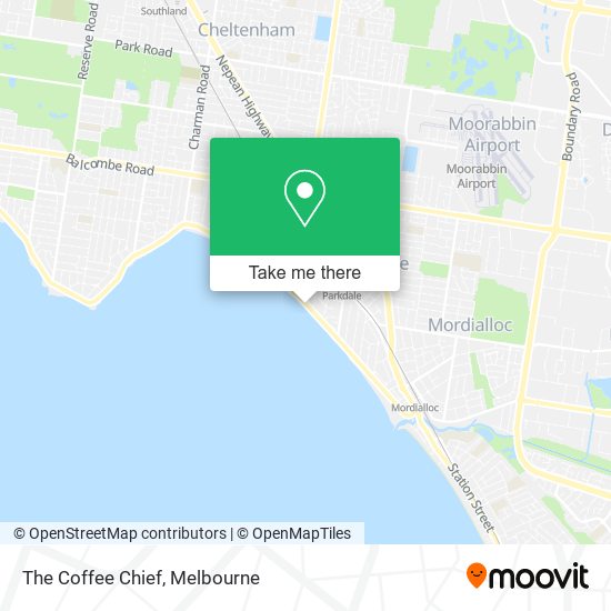 The Coffee Chief map