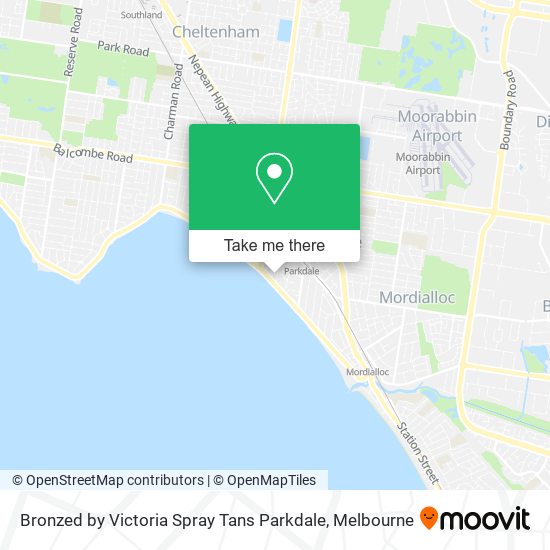 Bronzed by Victoria Spray Tans Parkdale map