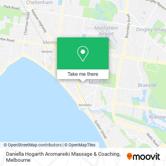 Daniella Hogarth Aromareiki Massage & Coaching map