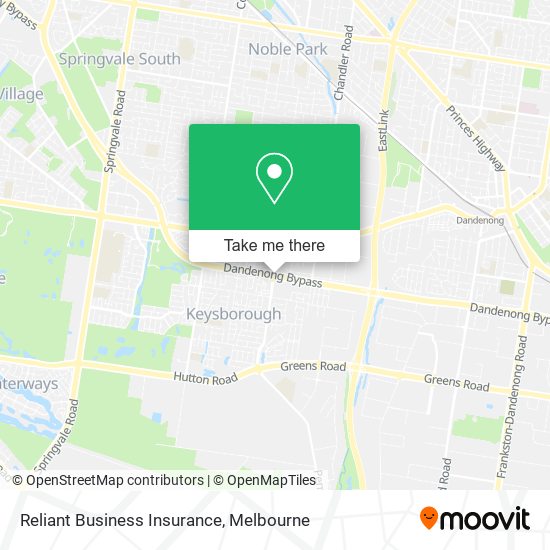 Mapa Reliant Business Insurance