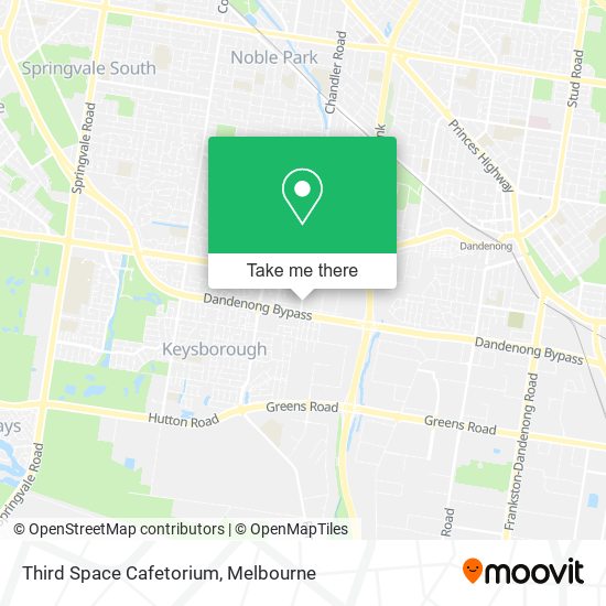 Third Space Cafetorium map