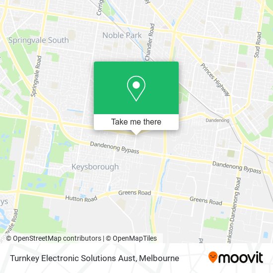 Mapa Turnkey Electronic Solutions Aust