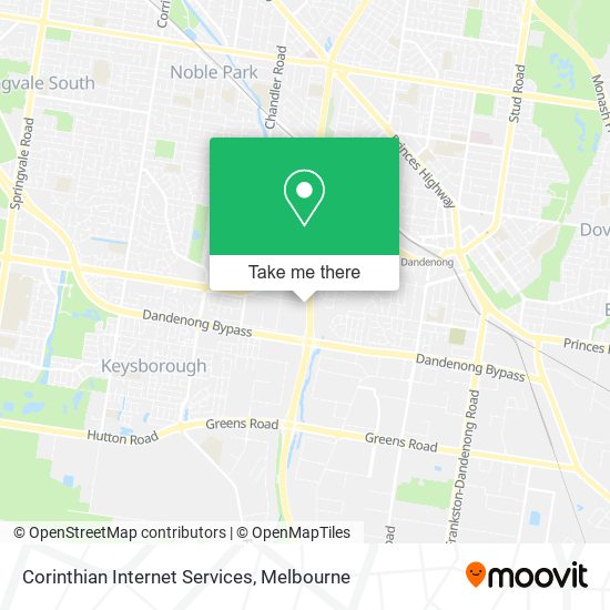 Corinthian Internet Services map