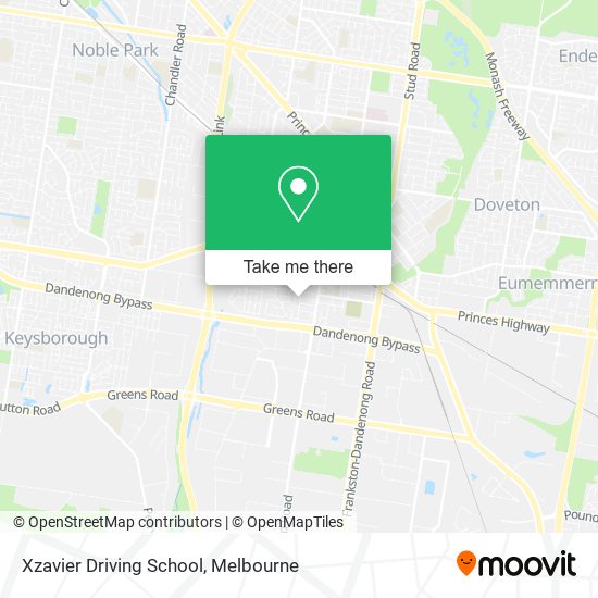 Xzavier Driving School map