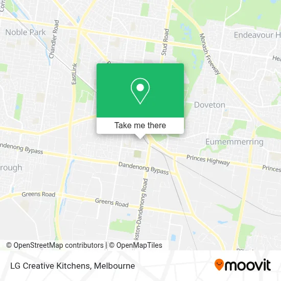 Mapa LG Creative Kitchens