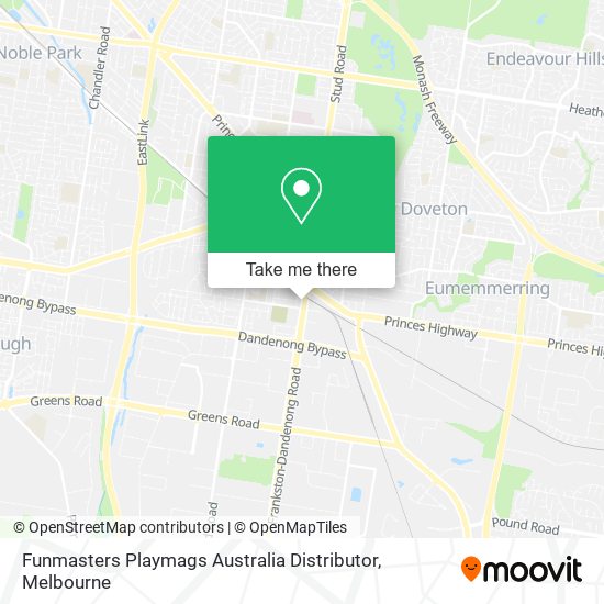 Funmasters Playmags Australia Distributor map