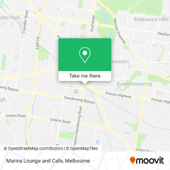 Marina Lounge and Cafe map