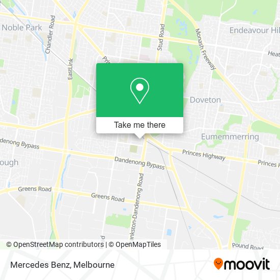 Mercedes Benz map