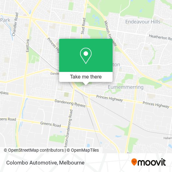Colombo Automotive map