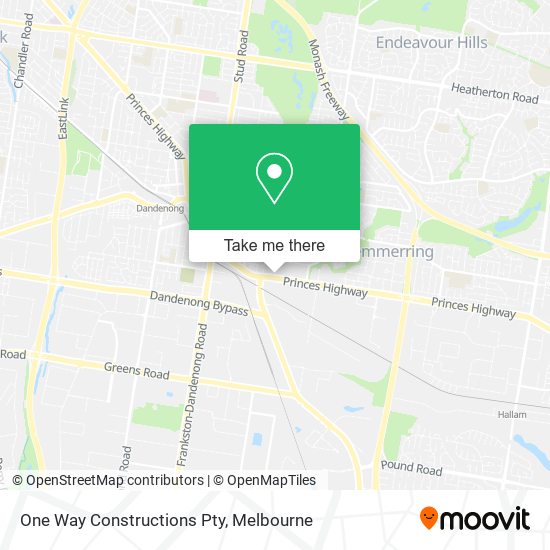 One Way Constructions Pty map