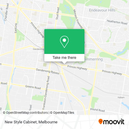 New Style Cabinet map