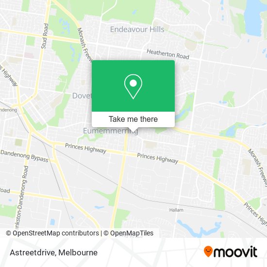 Astreetdrive map