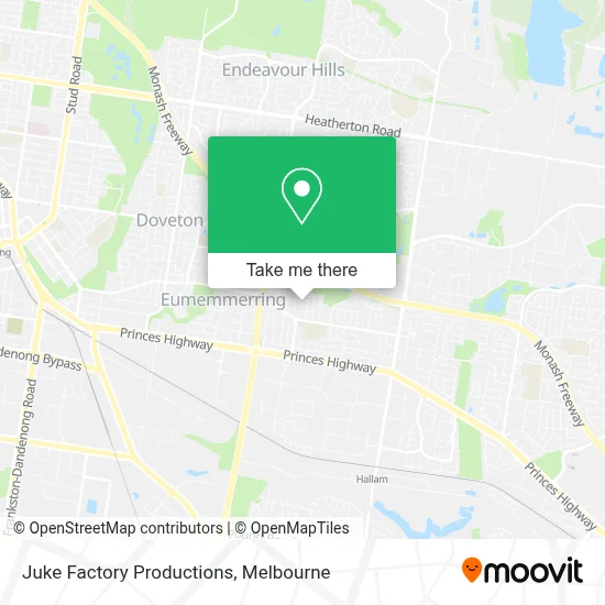 Mapa Juke Factory Productions