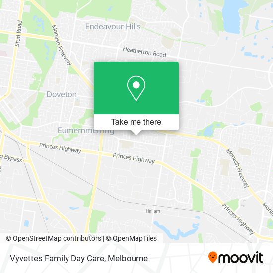 Vyvettes Family Day Care map