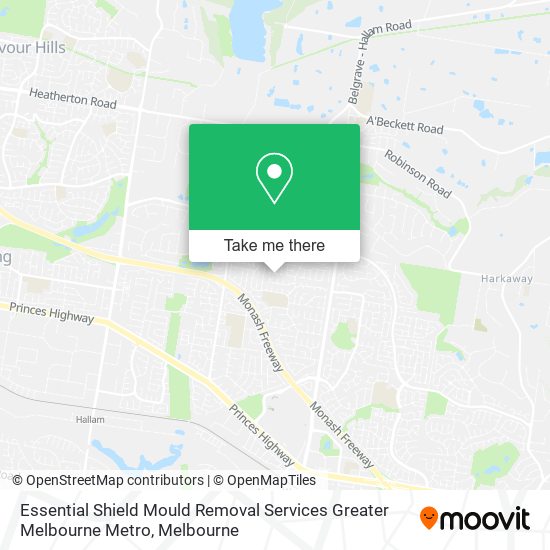 Essential Shield Mould Removal Services Greater Melbourne Metro map