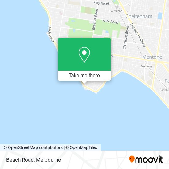 Beach Road map