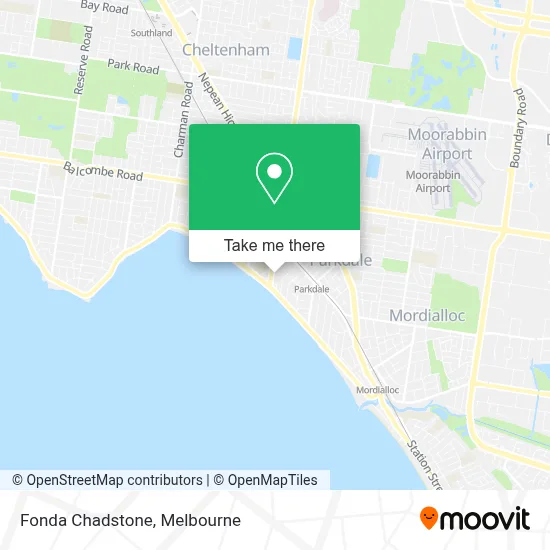 Mapa Fonda Chadstone