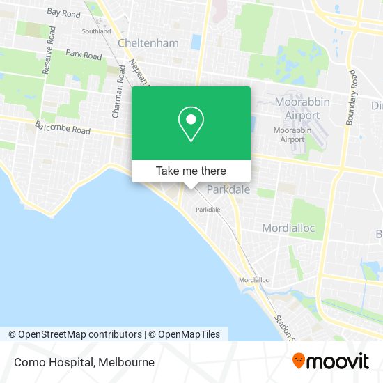 Como Hospital map